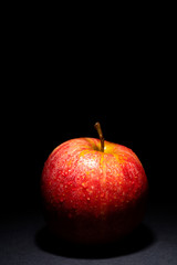 appetizing red apple