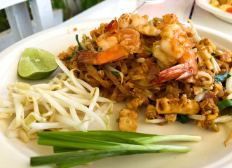 Thai food Pad thai , Stir fry noodles