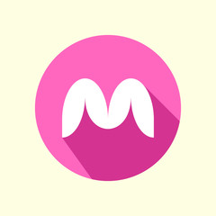 Fototapeta premium Letter M logotype