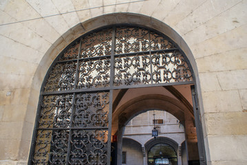 Obraz premium Lleida - ancient city in Catalonia, Spain