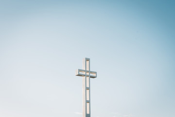 The cross on Mount Soledad, in La Jolla, San Diego, California