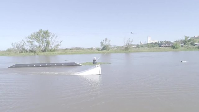 vista aerea en wake park