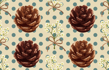  Vintage Beautiful and trendy Seamless Spring Pattern design in super high resolution. Pattern Decoration Texture. Vintage Style Design for Fabric Print, Wallpaper Background.