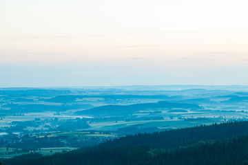 Waldstein Panorama Fichtelgebierge