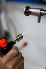 scientist working in laboratory