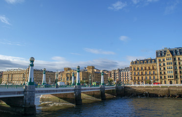 San-Sebastian beautiful city in Pais Vasco, Spain
