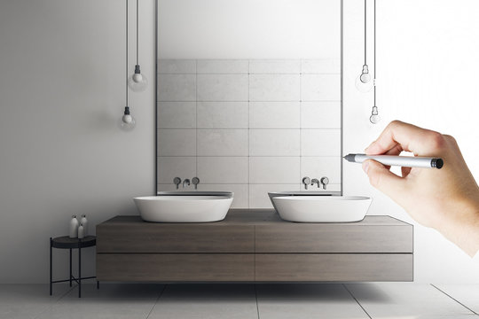 Modern Bathroom Interior