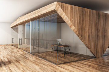 Modern wooden office