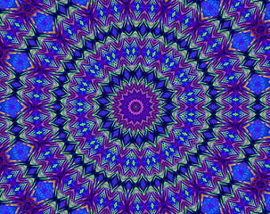 Abstract, different shapes and colors are placed beautifully