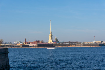 Fototapeta na wymiar Peter-Pavel's Fortress. Russia. St. Petersburg.