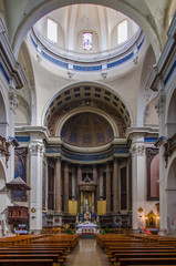 Interior Sant Agusti church