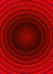 red circles background. Isolated Vector Illustration - obrazy, fototapety, plakaty