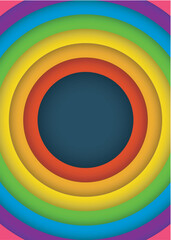 Colorful background. Isolated Vector Illustration