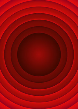 red circles background. Isolated Vector Illustration