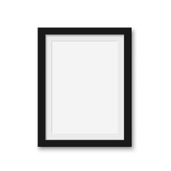 Mock up blank picture frame for photographs.