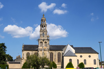 Fototapeta na wymiar Saint Patrice Church of Bayeux. Calvados department, Normandy, France