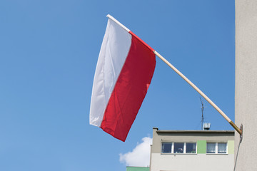 Polska flaga. Święto narodowe - obrazy, fototapety, plakaty