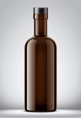 Glass bottle mockup.
