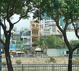 Typische Gebäude in Saigon