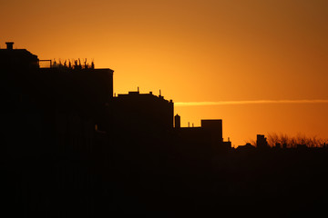 Fototapeta premium Nascer do Sol no Queens - Nova York