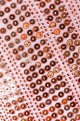 Fabric with sequins and sequins of bright colors. Fashion glitter fabric, sequins. Shiny surface