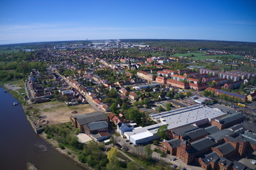 Fototapeta premium Wittenberg. Vogelperspektive. 