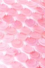 Fabric with sequins and sequins of bright colors. Fashion glitter fabric, sequins. Shiny surface