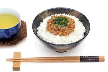 ご飯　もろみ味噌