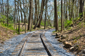New Rail Road Track on 1830's Right of Way