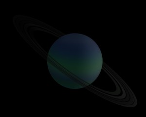 solar system and planets in space, 3d-render