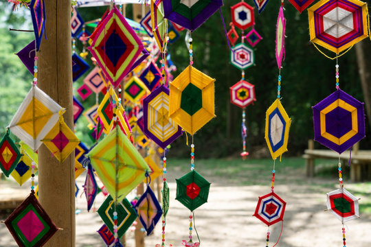 Striped pattern Thai hill tribe people