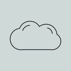 Cloud line icon