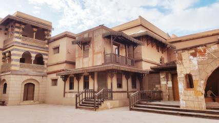 Obraz premium egyptian old style houses