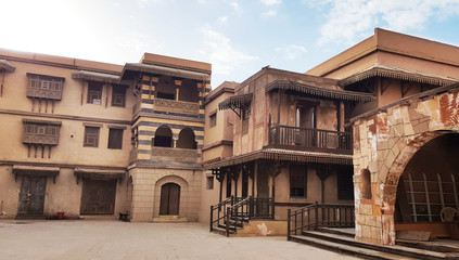 Fototapeta premium egyptian old style houses