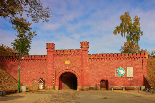 Historic Prussian fortress Boyen in Gizycko, Masuria, Poland 