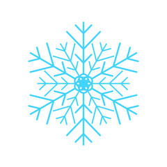 snow, snowflake, winter icon isolated on background. vector illustrations