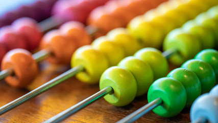 Business Colorful Counting Bead Abacus