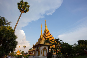 Fototapeta premium Wat Nong Wang, the most famous temple in Khon Kaen, Thailand