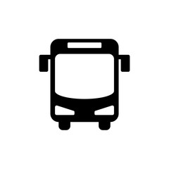 bus icon isolated vector