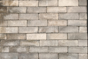 old vintage dirty brown brick wall background