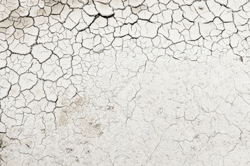 Drought background. Dried soil.