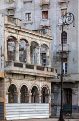 Fototapeta na wymiar Colonial Architecture Malecon Havana Cuba
