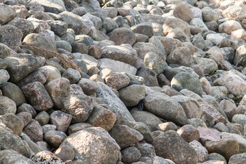 stones on the beach