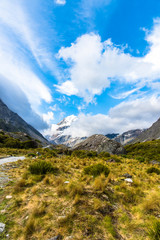 マウントクック国立公園のフッカーバレートラック
