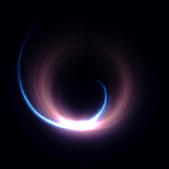 circle flare with rays