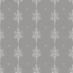 lizard seamless pattern. Abstract texture. Vector illustration in Maori style