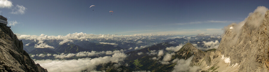 Panorama Östereich vom Berg 