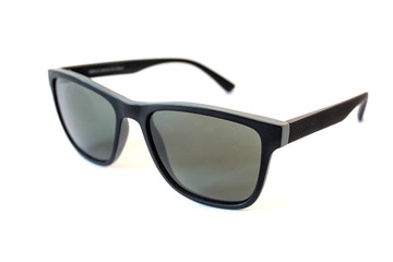 Black sunglasses isolated on white background