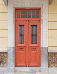 classic design house entrance wooden door