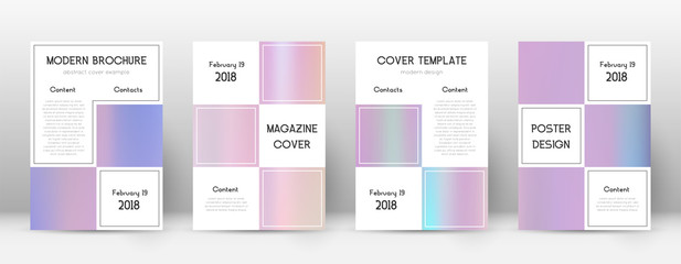 Flyer layout. Business bewitching template for Bro